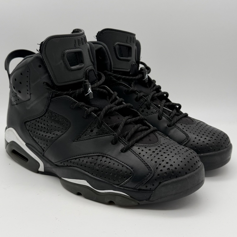 Air Jordan 6 Retro Black Cat 2016 Men's Size 10 384664-020 Black White